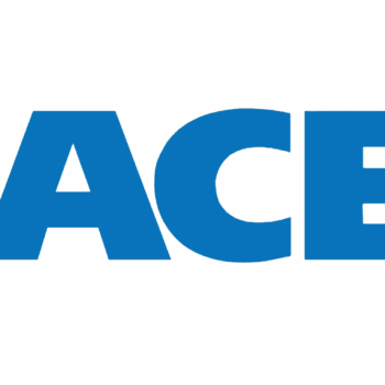 AWWA logo beside bold blue ACE 25 on white background.